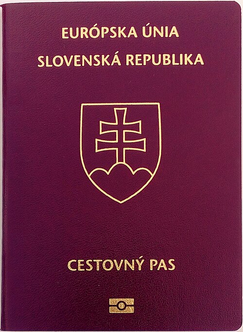 Slovakia passport cover