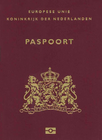 Netherlands passport cover