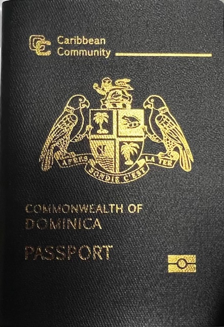 Dominica passport cover