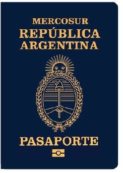 Argentina passport cover