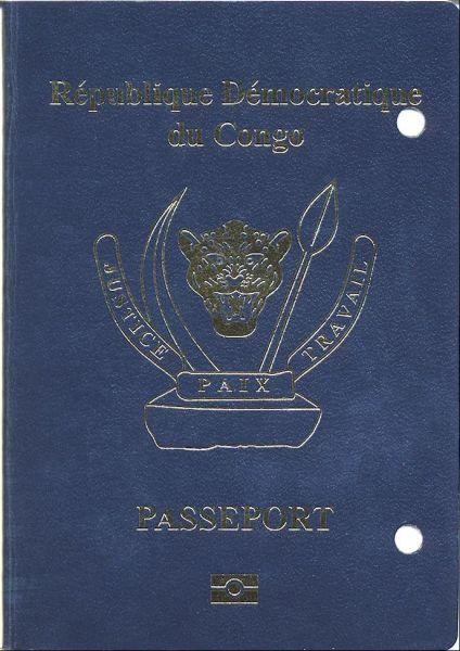 DR Congo passport cover