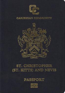 Saint Kitts and Nevis passport cover