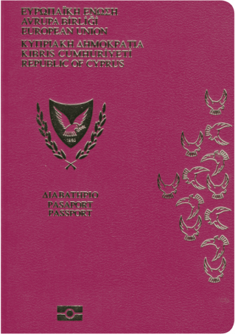 Cyprus passport cover