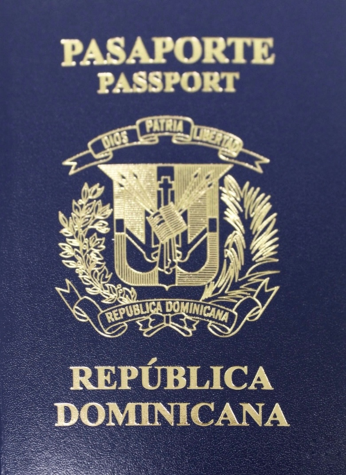 Dominican Republic passport cover