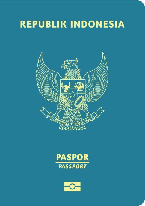 Indonesia passport cover