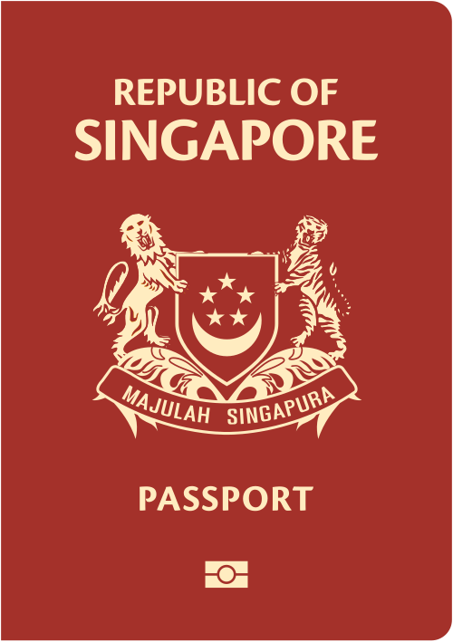 Singapore passport cover