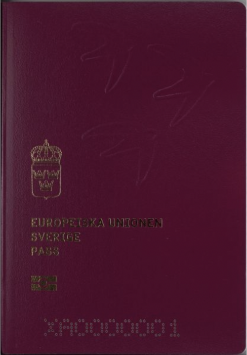 Sweden passport cover