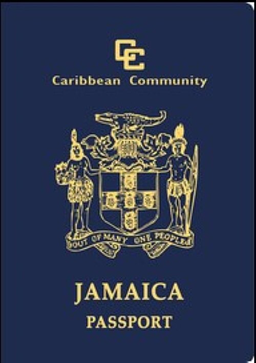 Jamaica passport cover