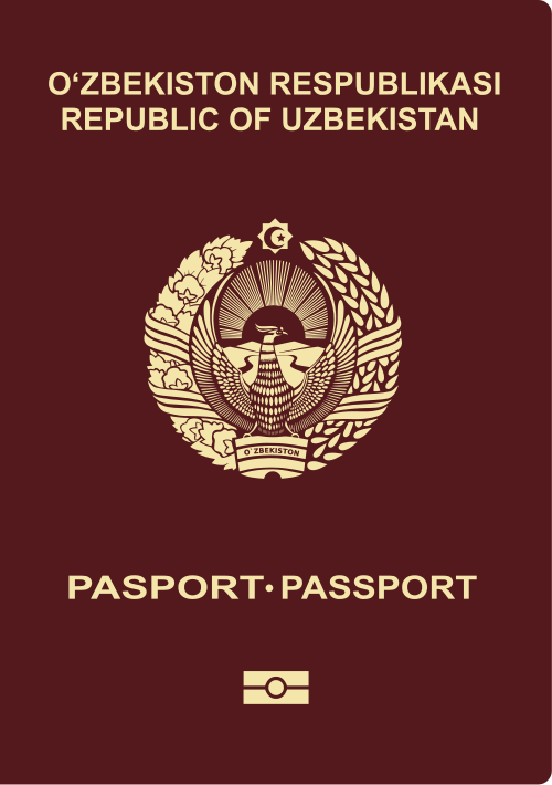 Uzbekistan passport cover