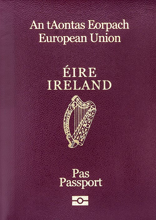 Ireland passport cover
