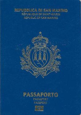 San Marino passport cover