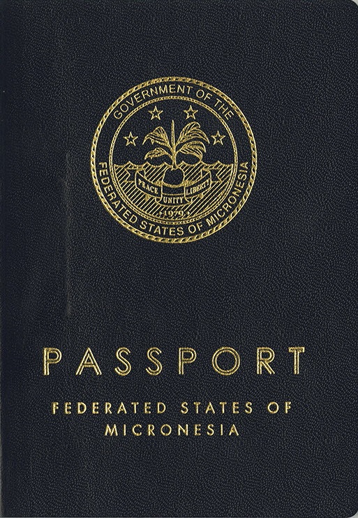Micronesia passport cover