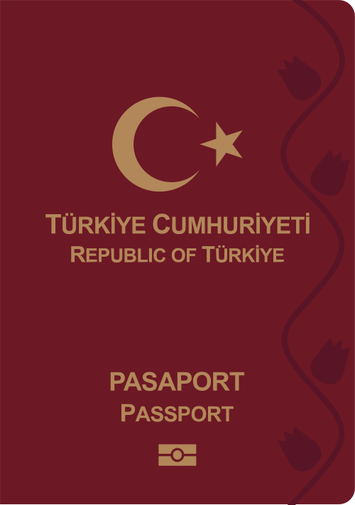 Turkey passport cover