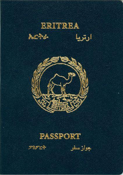 Eritrea passport cover