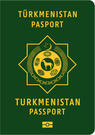 Turkmenistan passport cover