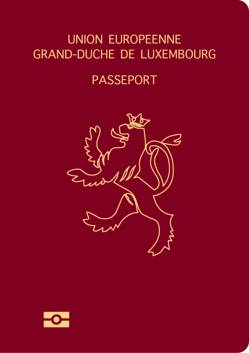 Luxembourg passport cover