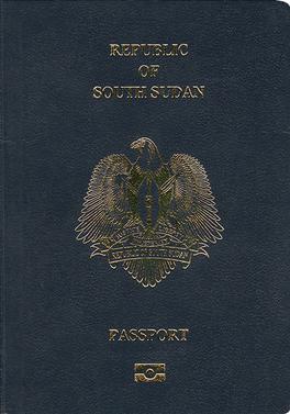 South Sudan passport cover