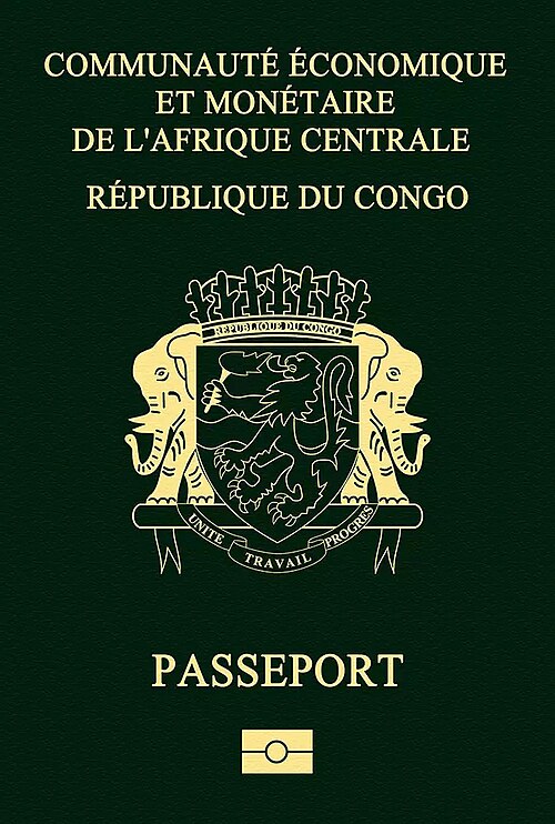 Congo passport cover