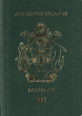Solomon Islands passport cover