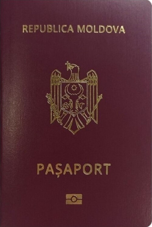 Moldova passport cover