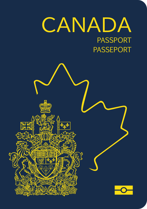 Canada passport cover