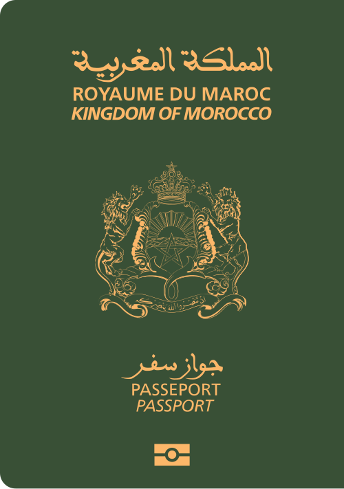 Morocco passport cover