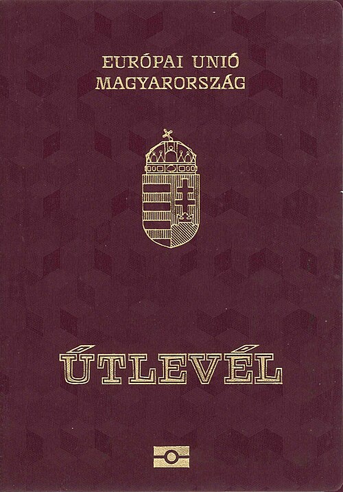 Hungary passport cover
