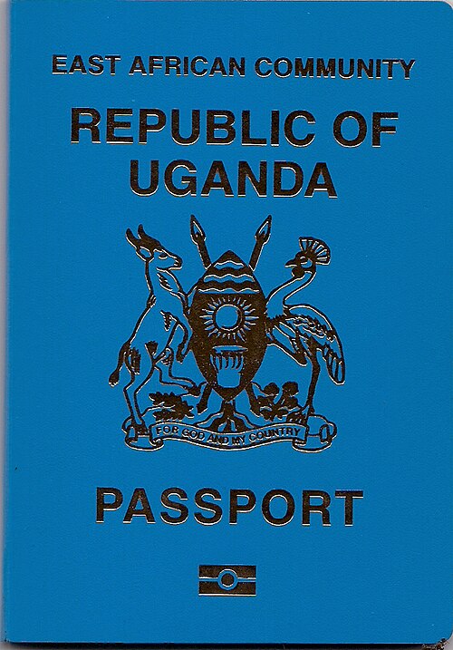Uganda passport cover