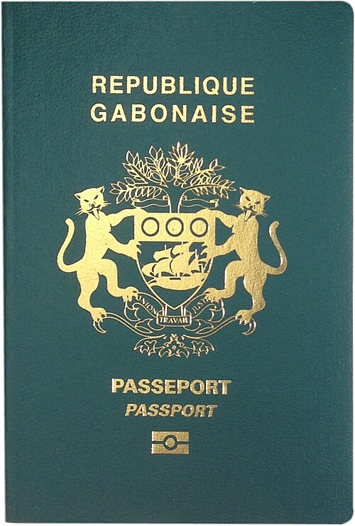 Gabon passport cover