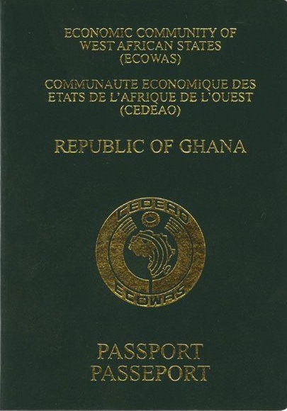 Ghana passport cover
