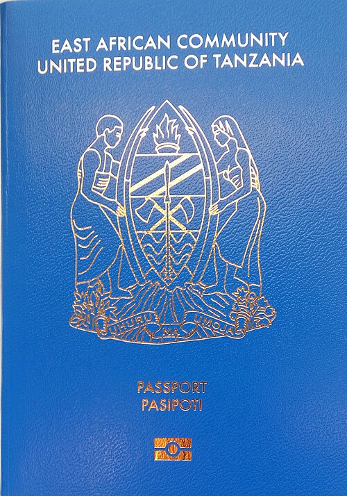 Tanzania passport cover