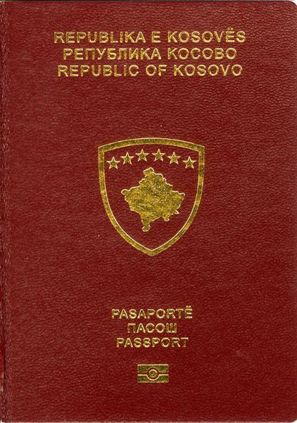 Kosovo passport cover