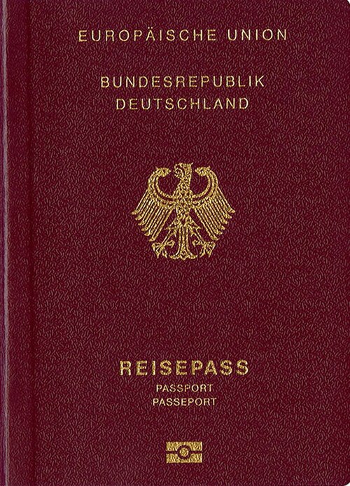 Germany passport cover