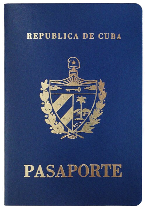 Cuba passport cover