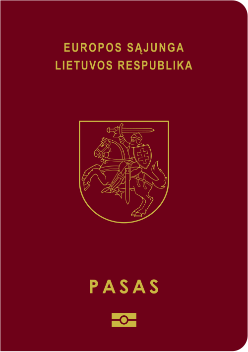 Lithuania passport cover