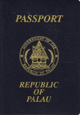 Palau passport cover