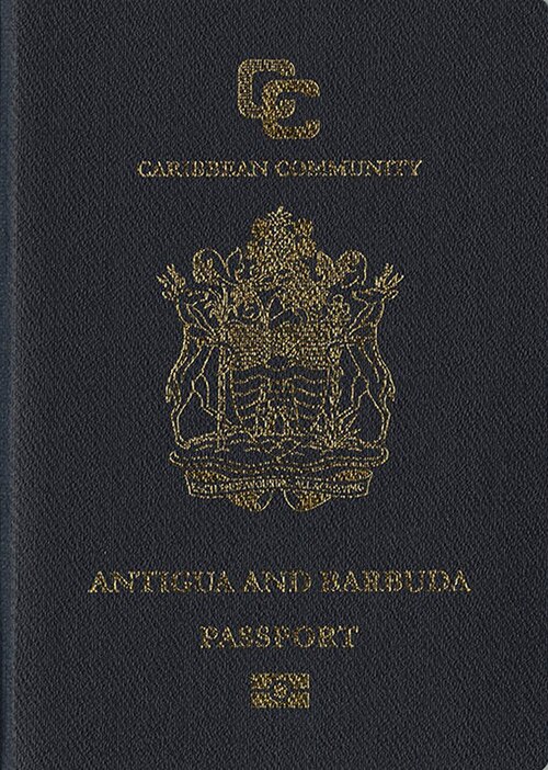 Antigua and Barbuda passport cover