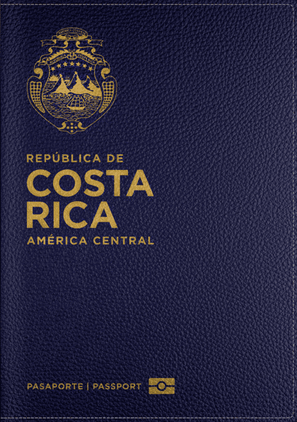Costa Rica passport cover
