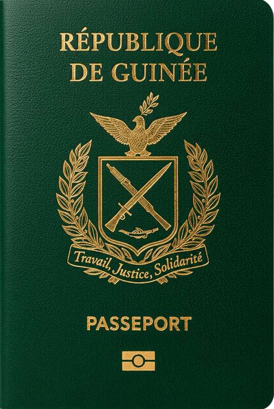 Guinea passport cover