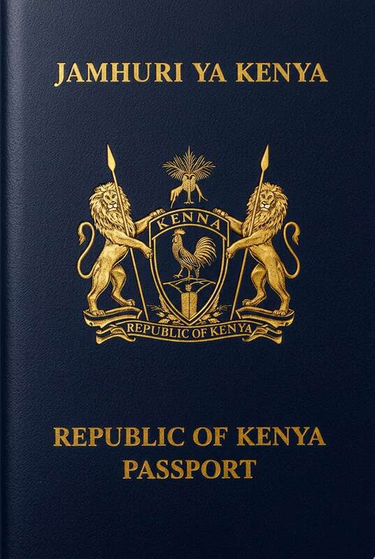 Kenya passport cover