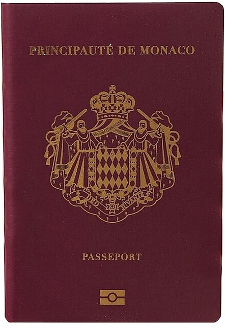 Monaco passport cover