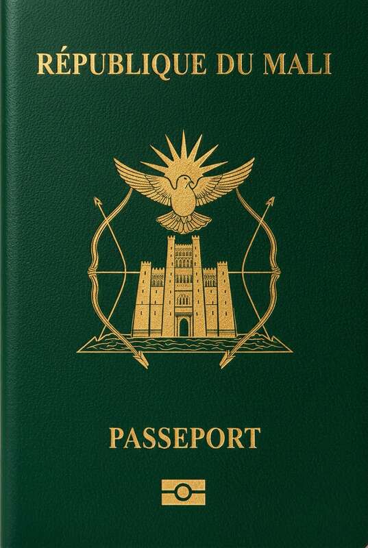 Mali passport cover