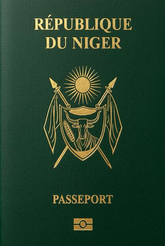 Niger passport cover