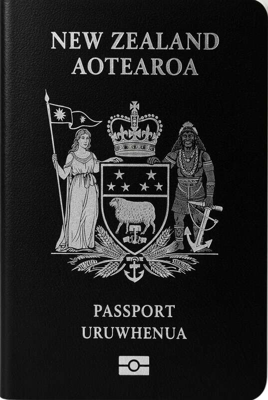 New Zealand passport cover