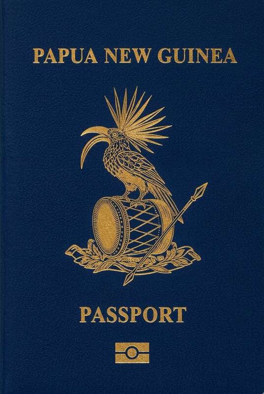 Papua New Guinea passport cover