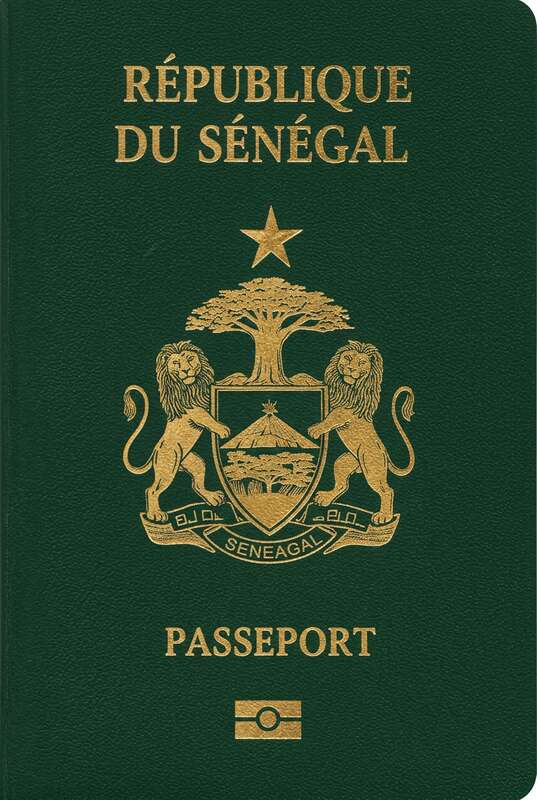 Senegal passport cover