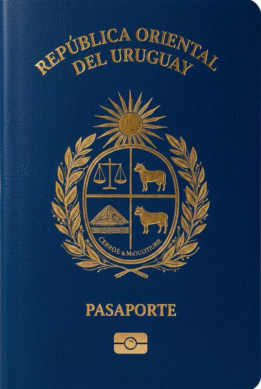 Uruguay passport cover